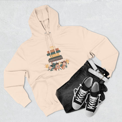 Cozy Book Lover's Hoodie | Three-Panel Fleece, Reading Gift, Literary Sweatshirt, Casual Apparel, Birthday Present, Book Club Outfit - MaisonThreadory