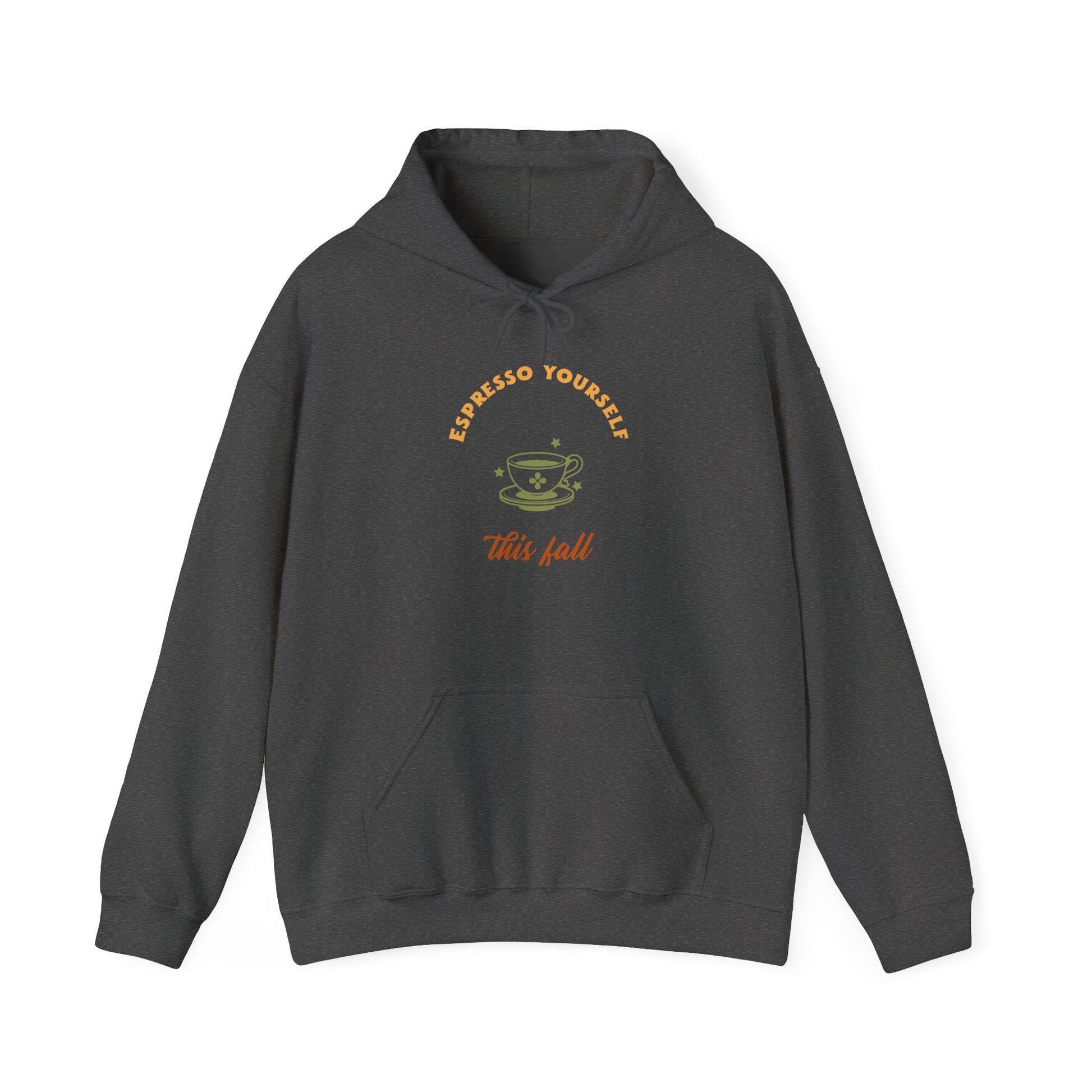 Fall Vibes Hoodie, Cozy Autumn Sweatshirt, Espresso Yourself Sweatshirt, Gift for Coffee Lovers, Casual Fall Fashion - MaisonThreadory
