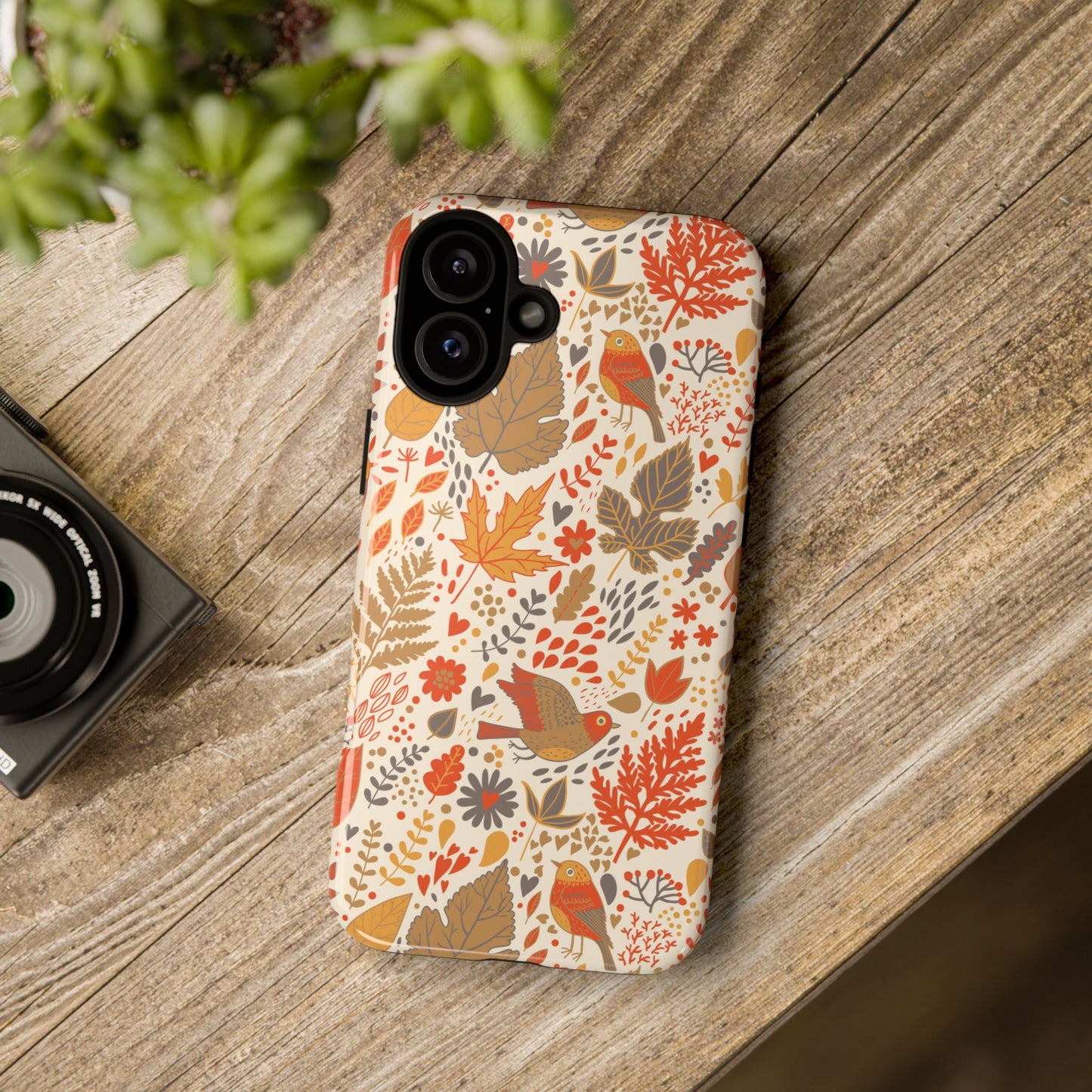 Floral Phone Case - Tough Cases for Nature Lovers, Stylish Cover, Nature-Themed Gift, Phone Accessories, Fall Aesthetic