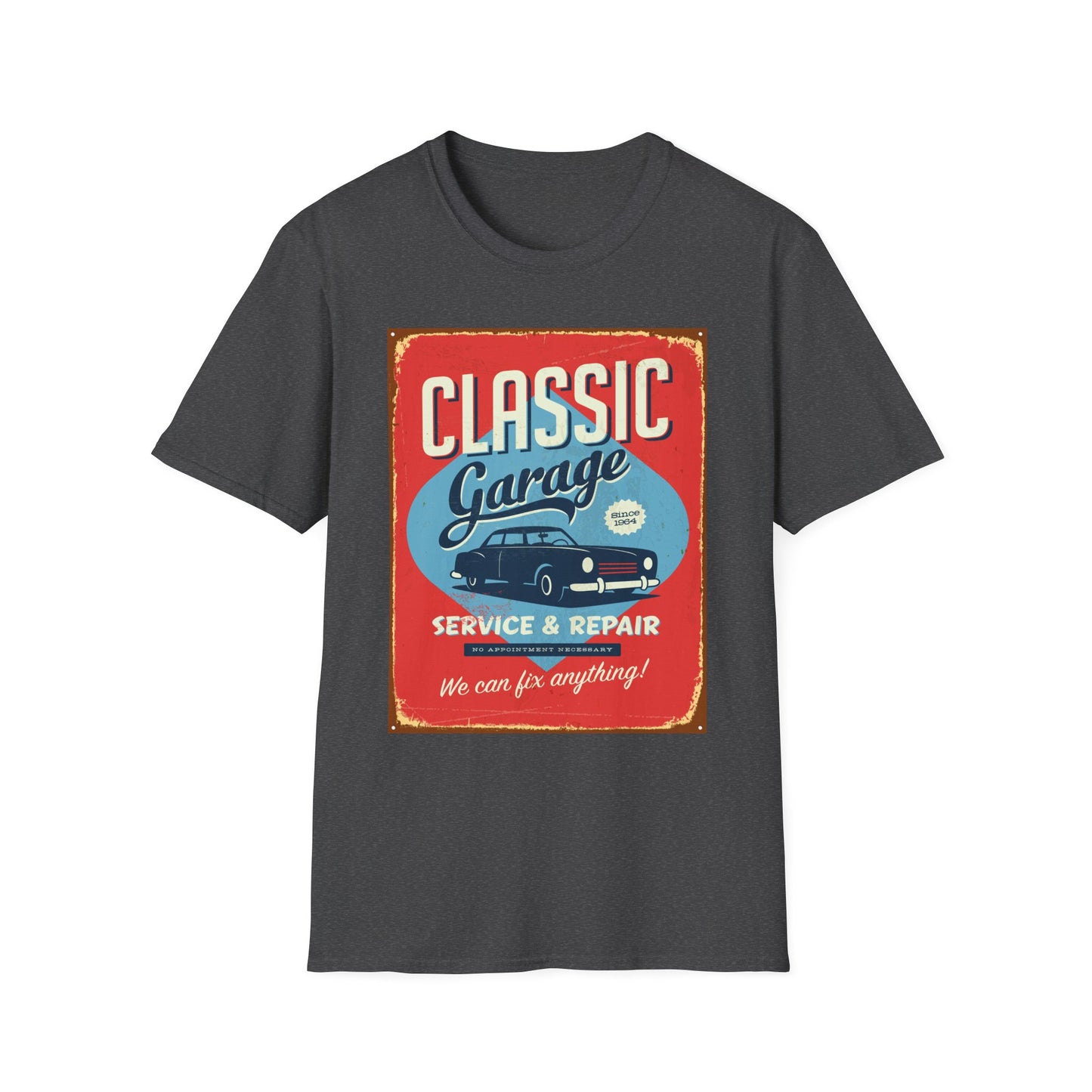 Classic Garage Vintage T-Shirt, Car Lovers Gift, Retro Car Tee, Father's Day Shirt, Classic Auto Enthusiast Apparel