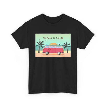 Van Life T-Shirt, Adventure Graphic Tee, Road Trip Unisex Shirt, Nature Wanderlust Top, Camping Hiking Apparel - MaisonThreadory
