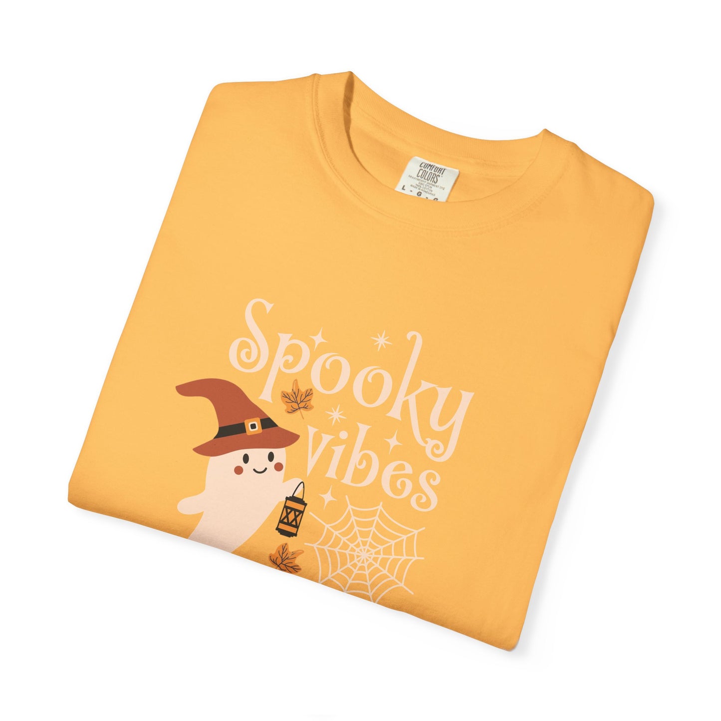 Spooky Ghost T-Shirt, Halloween Apparel, Unisex Tee, Fall Fashion, Cute Ghost Design, Perfect for Autumn Celebrations - MaisonThreadory