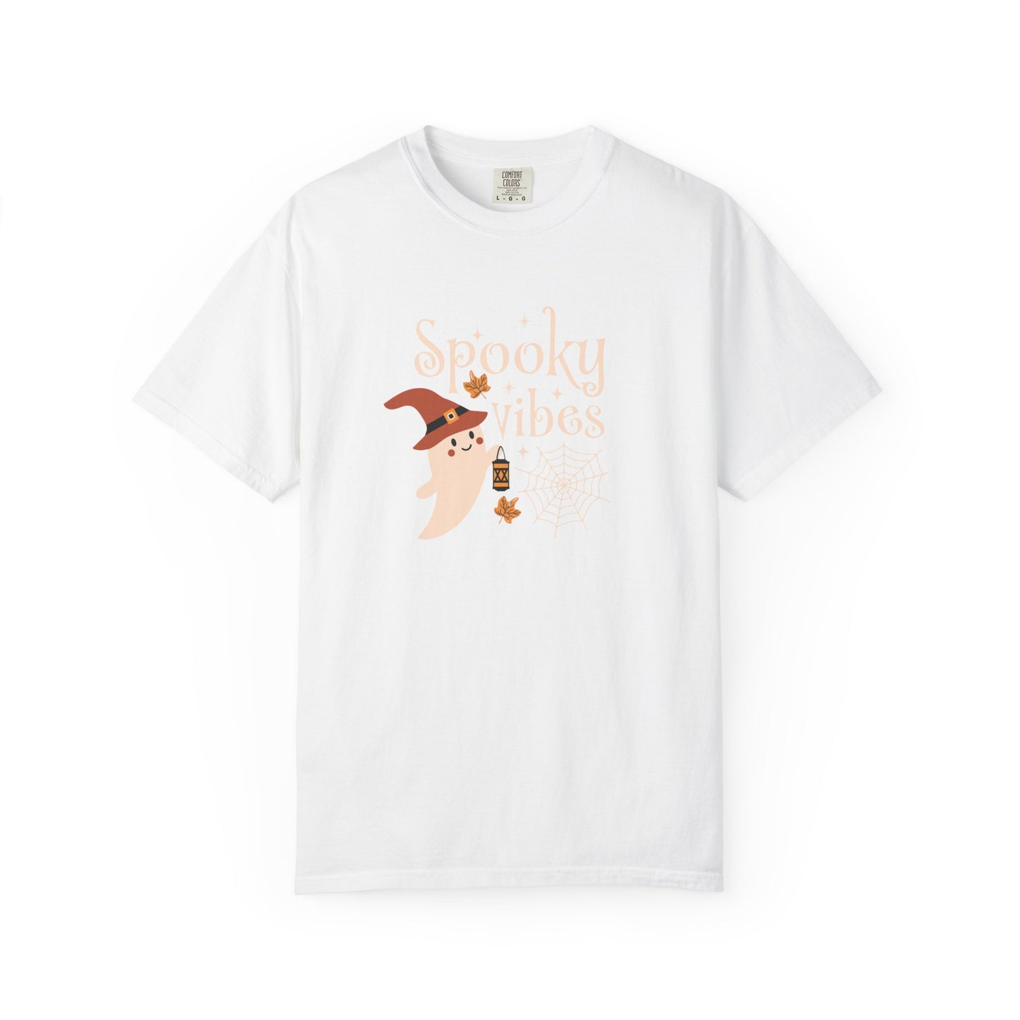 Spooky Ghost T-Shirt, Halloween Apparel, Unisex Tee, Fall Fashion, Cute Ghost Design, Perfect for Autumn Celebrations - MaisonThreadory