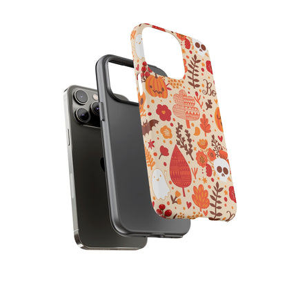 Autumn Phone Case - Cozy Fall Vibes, Pumpkin Decor, Halloween Gift, Floral Design, Seasonal Aesthetic