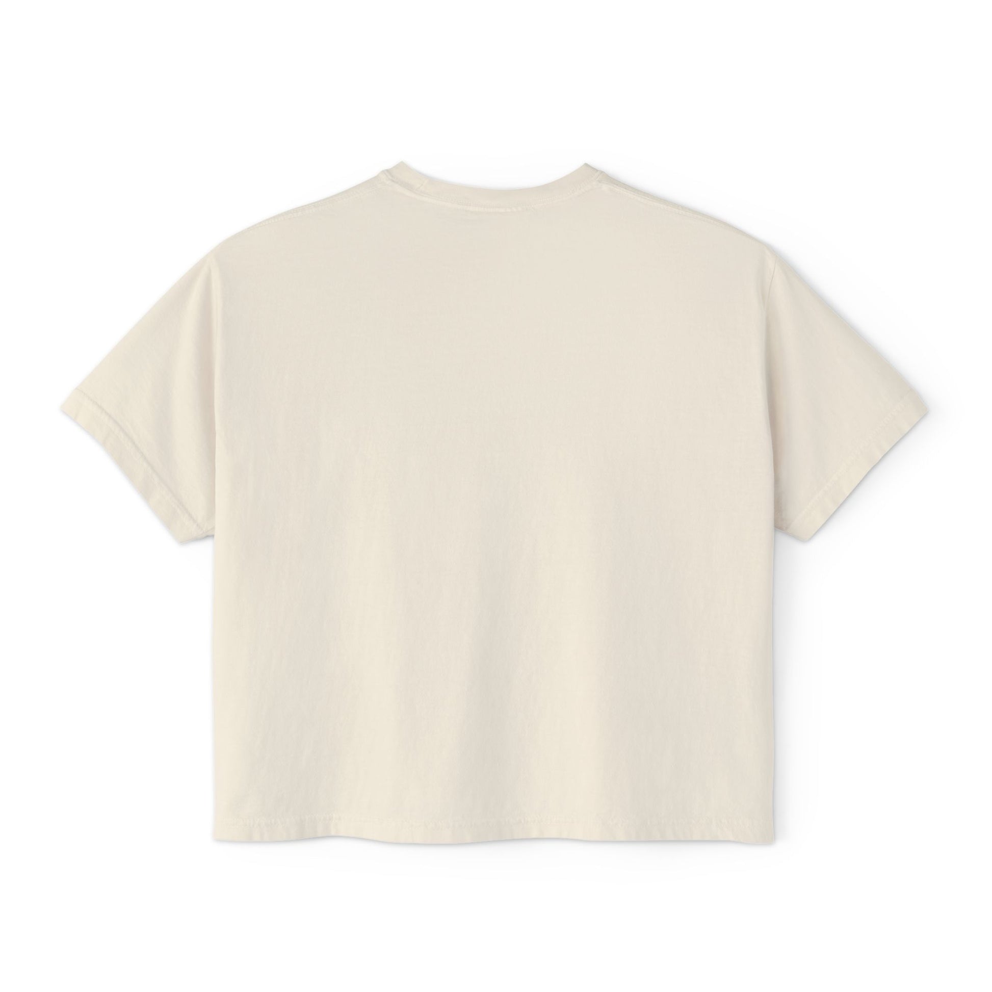 Cute Love Story Ghost Women's Boxy Tee, Fun Casual Top, Halloween Apparel, Gift for Ghost Lovers, Spooky Season Shirt, Relaxed Fit Tee - MaisonThreadory