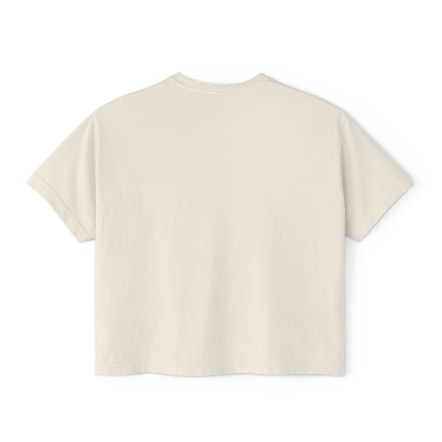 Cute Love Story Ghost Women's Boxy Tee, Fun Casual Top, Halloween Apparel, Gift for Ghost Lovers, Spooky Season Shirt, Relaxed Fit Tee - MaisonThreadory