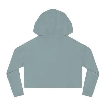 Chic Women's Cropped Hooded Sweatshirt, Trendy Fashion, Perfect for Casual Outings, Summer Nights, Gift for Her, Stylish Layering