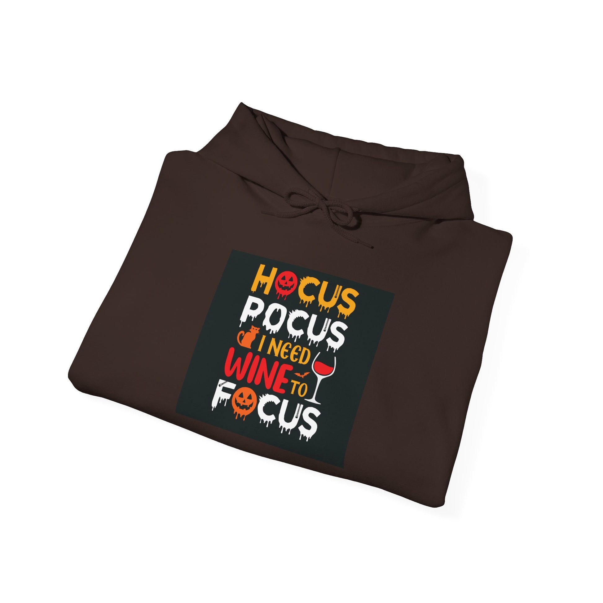 Hocus Pocus Hoodie - Halloween Sweatshirt | Wine Lovers Gift | Cozy Fall Apparel | Unisex Sweatshirt | Fun Autumn Style | Trick or [...] - MaisonThreadory