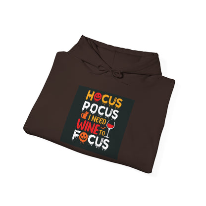 Hocus Pocus Hoodie - Halloween Sweatshirt | Wine Lovers Gift | Cozy Fall Apparel | Unisex Sweatshirt | Fun Autumn Style | Trick or [...] - MaisonThreadory