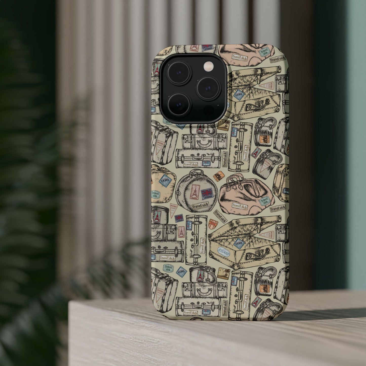 Travel-Inspired Magnetic Tough Cases, Unique Phone Accessories, Perfect for Adventurers, Great Gift for Travelers or Holidays