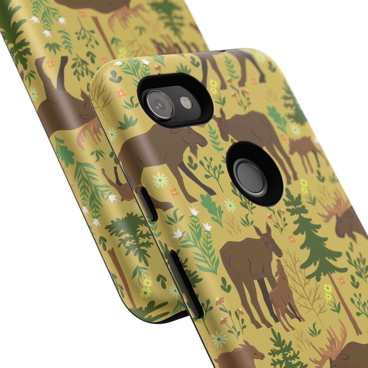 Moose Phone Case - Nature Lover's Accessory, Gifts for Outdoorsy Friends, Wildlife Decor, Eco-Friendly Cover, Forest Adventure Gear - MaisonThreadory