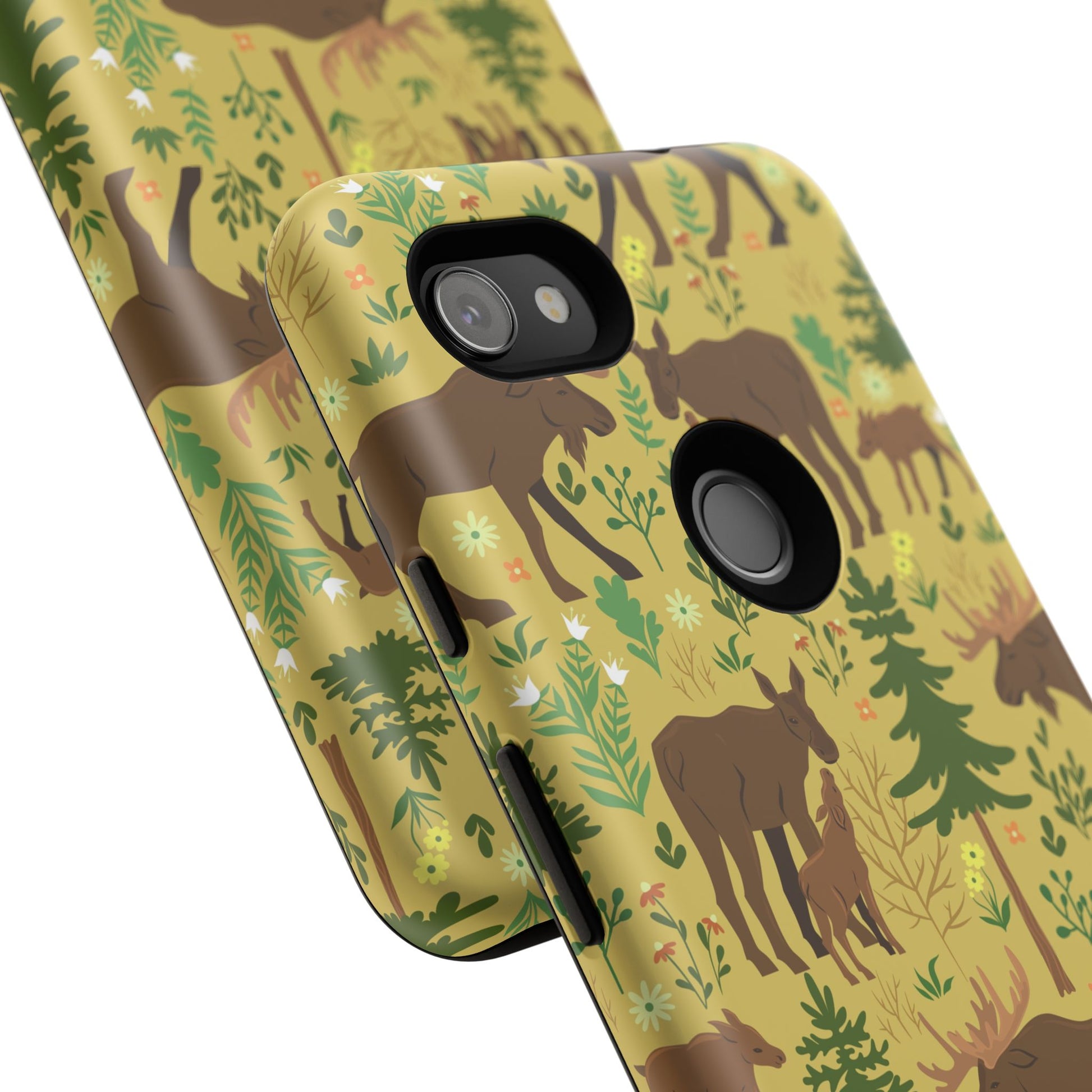 Moose Phone Case - Nature Lover's Accessory, Gifts for Outdoorsy Friends, Wildlife Decor, Eco-Friendly Cover, Forest Adventure Gear - MaisonThreadory