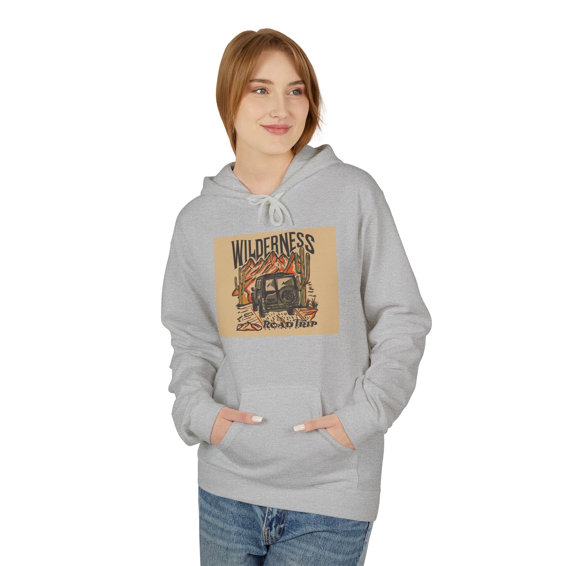 Wilde Bless Fleece Hoodie - Unisex, Cozy Style, Perfect for Casual Wear, Gifts, Outdoor Adventures, Festivals - MaisonThreadory