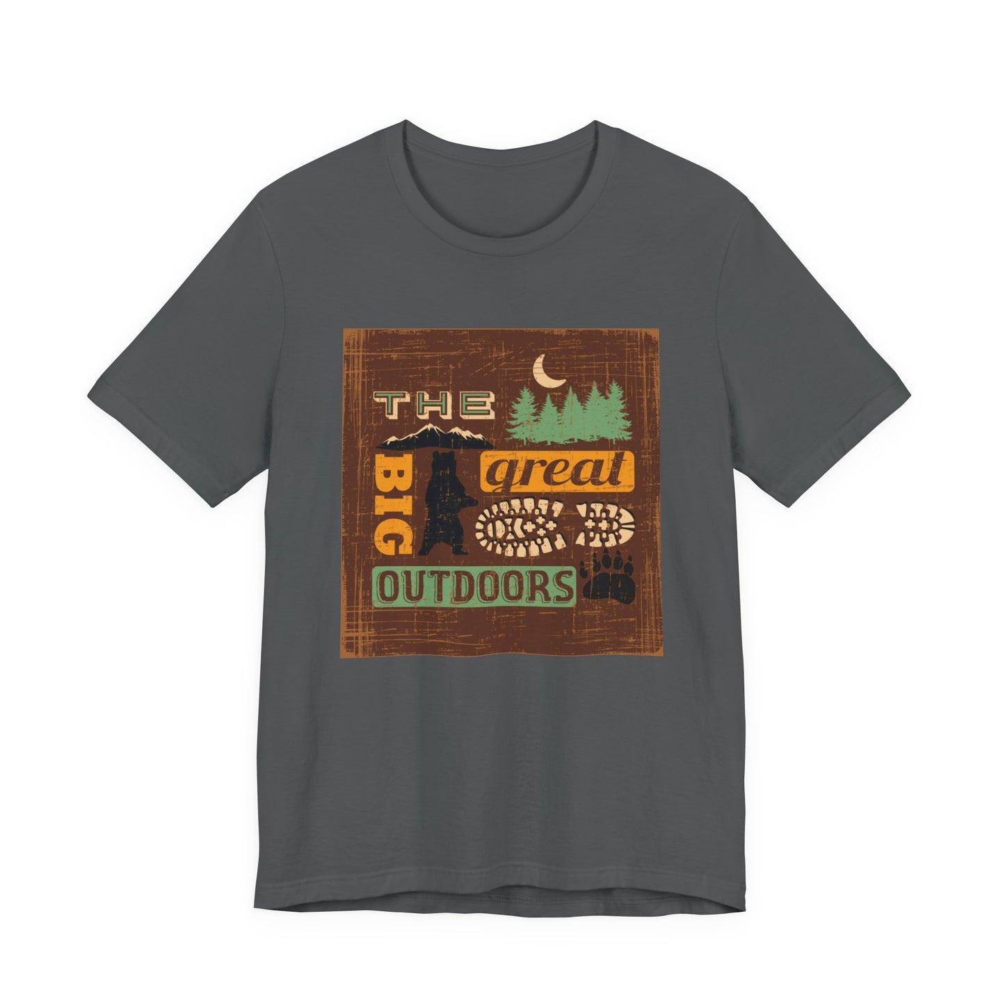 The Great Outdoors Unisex Tee, Adventure Shirt, Nature Lover Gift, Camping Apparel, Summer Vibes, Hiking Outfit - MaisonThreadory