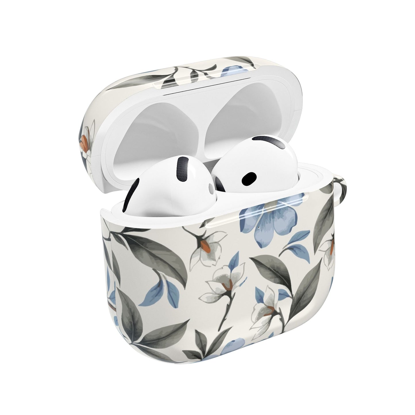 Floral AirPod Case - Elegant, Floral Design, Gift for Music Lovers, Personalized Tech Accessory, Cute AirPods Cover - MaisonThreadory
