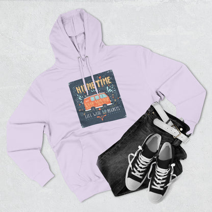 Hip & Cozy Fleece Hoodie - Perfect for Chill Vibes, Gift for Her, Winter Wear, Relaxed Style, Casual Layering - MaisonThreadory