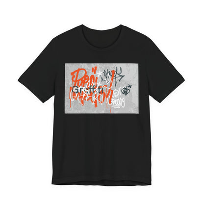 Urban Graffiti Graphic Tee, Cool Streetwear, Unisex Casual Top, Trendy Gift for Art Lovers, Stylish Outfit for Events, Art and Culture Tee - MaisonThreadory