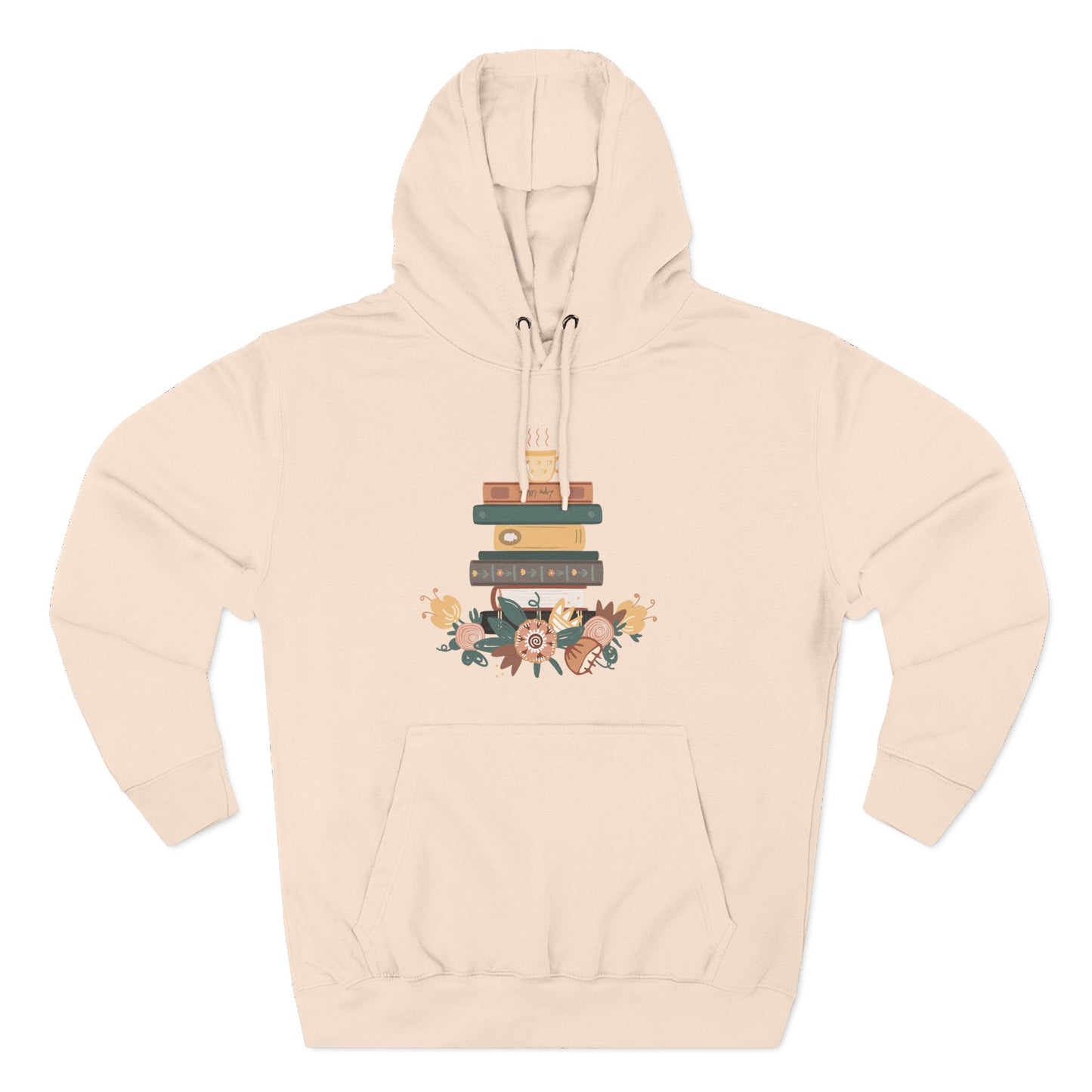 Cozy Book Lover's Hoodie | Three-Panel Fleece, Reading Gift, Literary Sweatshirt, Casual Apparel, Birthday Present, Book Club Outfit - MaisonThreadory