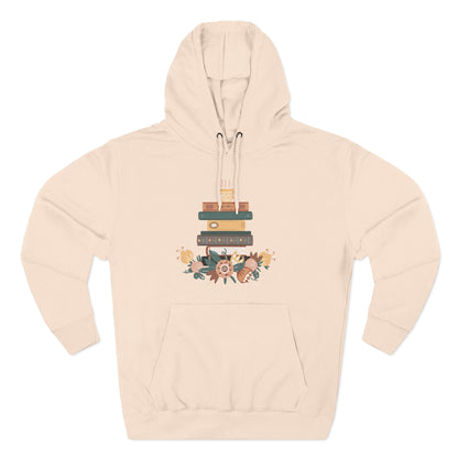 Cozy Book Lover's Hoodie | Three-Panel Fleece, Reading Gift, Literary Sweatshirt, Casual Apparel, Birthday Present, Book Club Outfit - MaisonThreadory