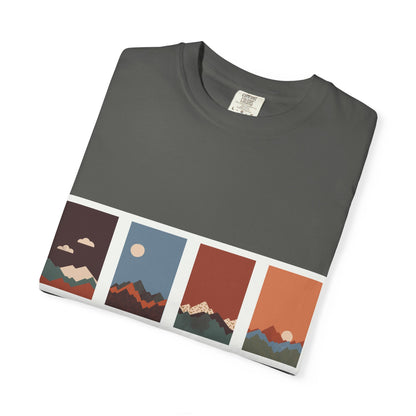 Unisex Mountain Sunset T-Shirt | Cozy Casual Wear, Nature Lover Gift, Travel Tee, Outdoor Adventure Shirt, Hiking Apparel