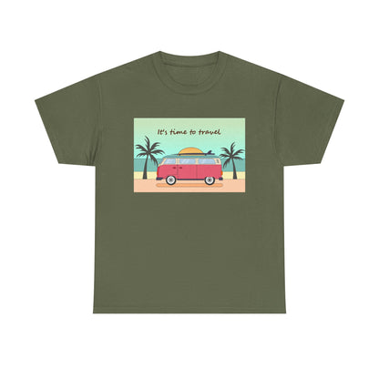 Van Life T-Shirt, Adventure Graphic Tee, Road Trip Unisex Shirt, Nature Wanderlust Top, Camping Hiking Apparel - MaisonThreadory