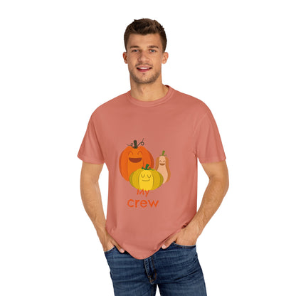 Cute Pumpkin Family T-Shirt, Fall Apparel, Halloween Shirt, Thanksgiving Gift, Harvest Crew Tee, Unisex Seasonal Wear - MaisonThreadory