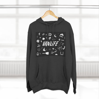 Vanlife Adventure Hoodie - Cozy Fleece Sweatshirt for Travel Lovers, Outdoor Enthusiasts, Camping, Road Trips, Gift for Explorer - MaisonThreadory