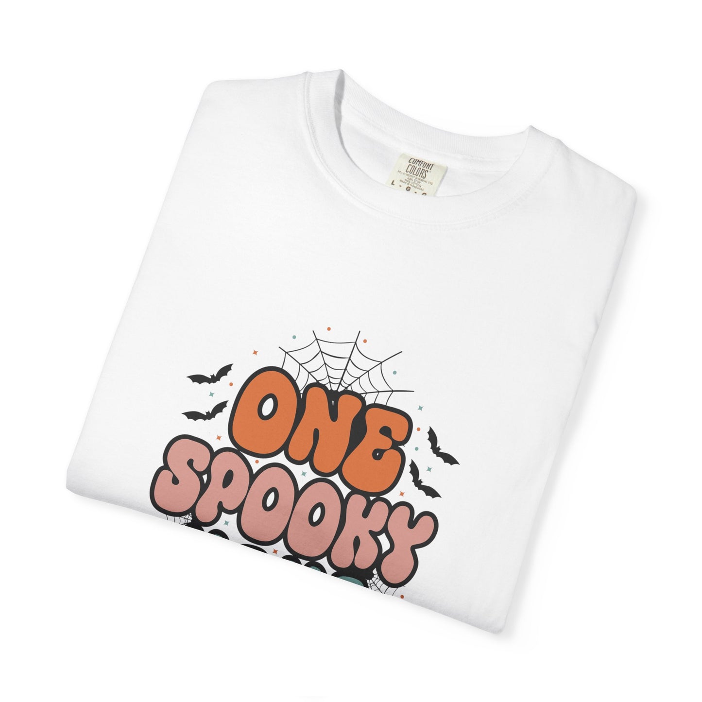 Unisex Halloween T-Shirt, One Spooky Mama Tee, Casual Fall Apparel, Gift for Moms, Halloween Festivities, Spooky Season Shirt