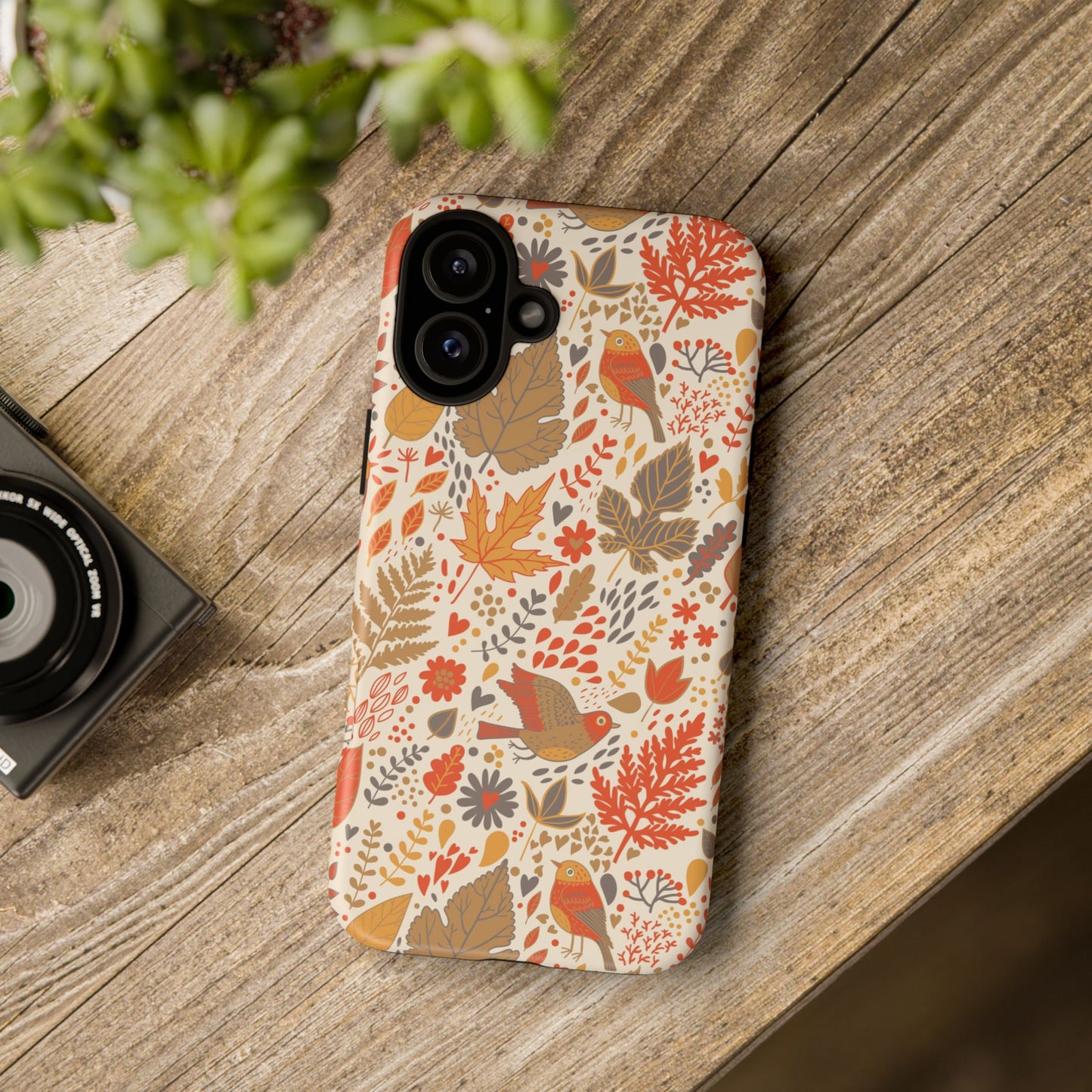 Floral Phone Case - Tough Cases for Nature Lovers, Stylish Cover, Nature-Themed Gift, Phone Accessories, Fall Aesthetic