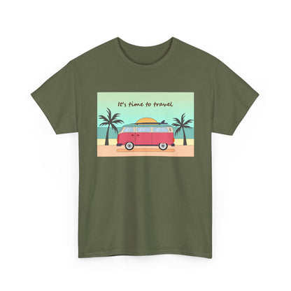 Van Life T-Shirt, Adventure Graphic Tee, Road Trip Unisex Shirt, Nature Wanderlust Top, Camping Hiking Apparel - MaisonThreadory