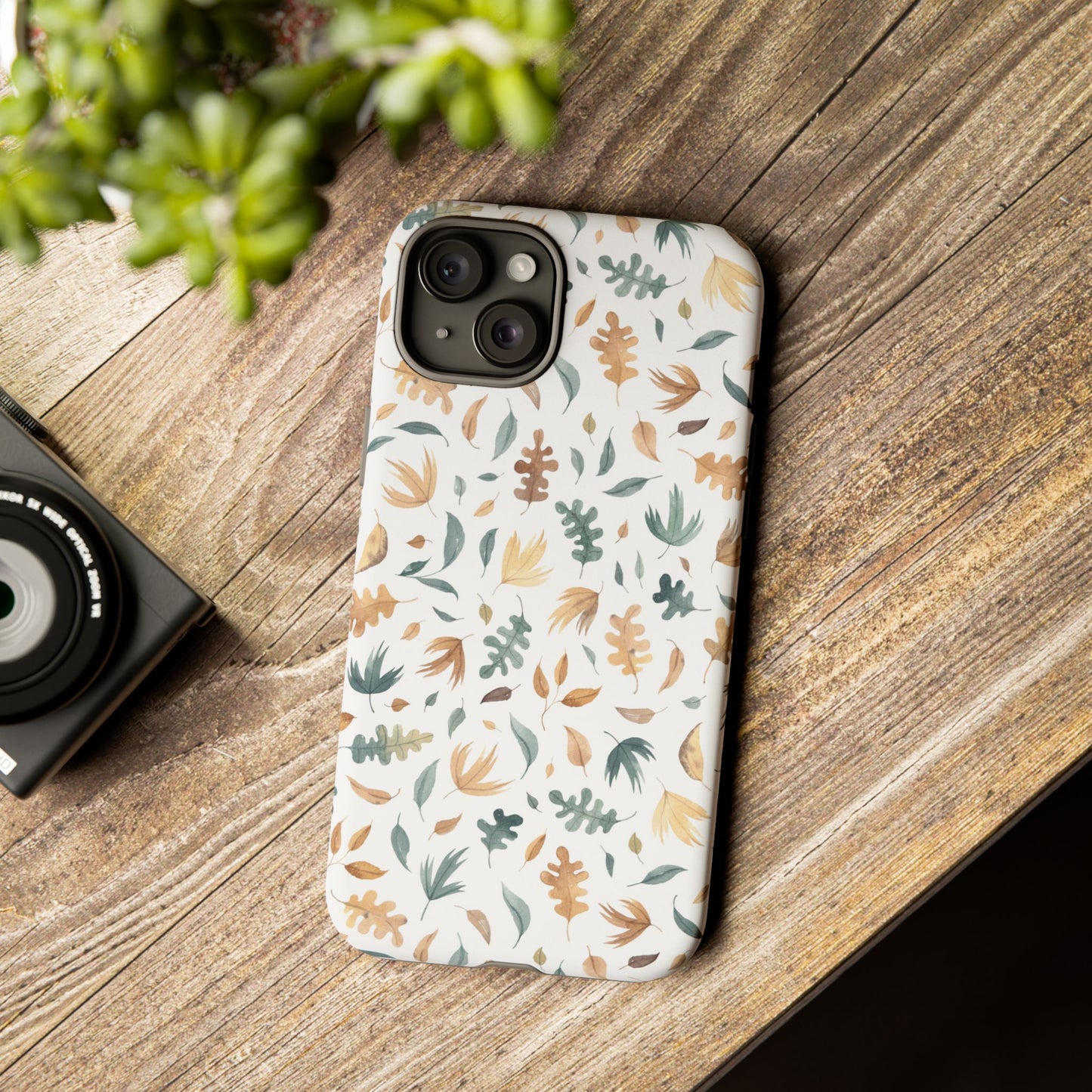 Stylish Floral Phone Case - Tough Cases, Nature-Inspired Design, Gift for Her, Phone Accessory, Floral Pattern Cover