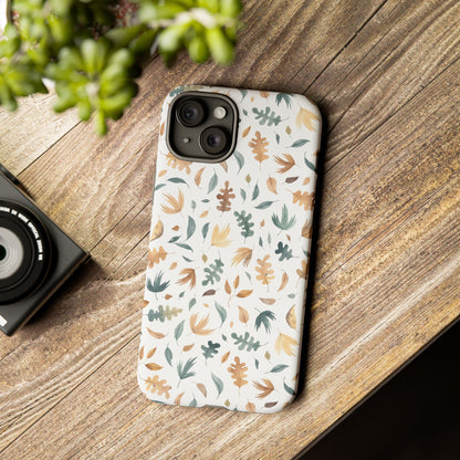 Stylish Floral Phone Case - Tough Cases, Nature-Inspired Design, Gift for Her, Phone Accessory, Floral Pattern Cover
