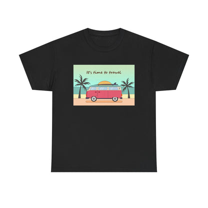 Van Life T-Shirt, Adventure Graphic Tee, Road Trip Unisex Shirt, Nature Wanderlust Top, Camping Hiking Apparel - MaisonThreadory