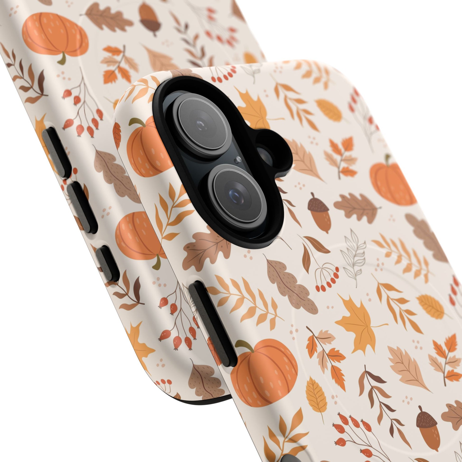 Autumn Floral Phone Case - Tough Magnetic Cases for Fall, Seasonal Accessories, Nature Lover Gifts, Cute Phone Cover, Unique Phone Case - MaisonThreadory