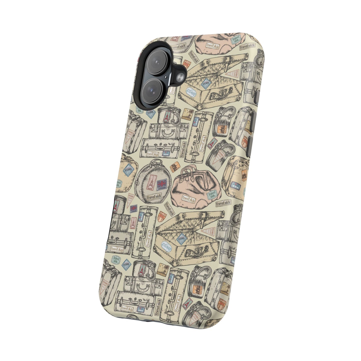 Travel-Inspired Magnetic Tough Cases, Unique Phone Accessories, Perfect for Adventurers, Great Gift for Travelers or Holidays