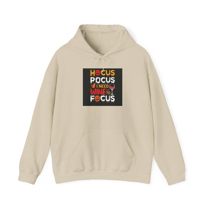Hocus Pocus Hoodie - Halloween Sweatshirt | Wine Lovers Gift | Cozy Fall Apparel | Unisex Sweatshirt | Fun Autumn Style | Trick or [...] - MaisonThreadory
