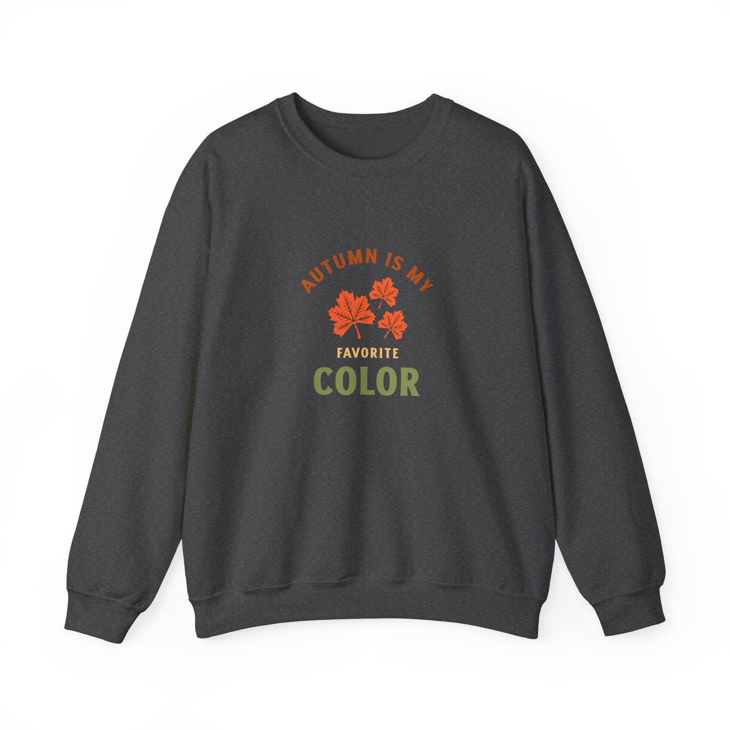 Autumn-Inspired Unisex Crewneck Sweatshirt - Cozy Fall Apparel, Gift for Her, Birthday Present, Family Gathering, Seasonal Fashion - MaisonThreadory
