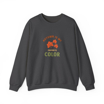 Autumn-Inspired Unisex Crewneck Sweatshirt - Cozy Fall Apparel, Gift for Her, Birthday Present, Family Gathering, Seasonal Fashion - MaisonThreadory