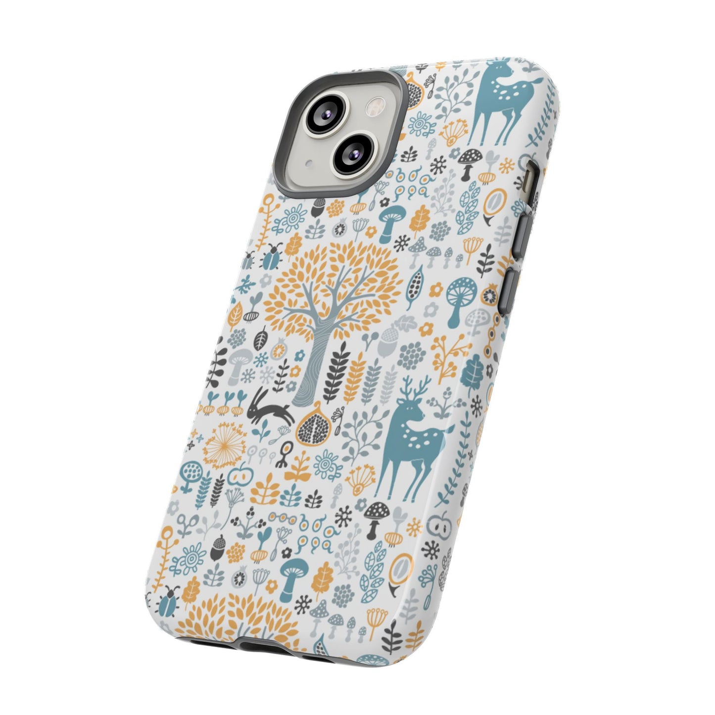 Nature-Inspired Phone Case, Durable Protective Cover, Bohemian Phone Accessory, Symbol of Strength, Eco-Friendly Gift