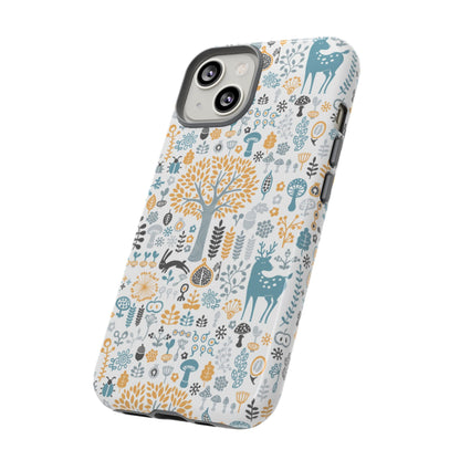 Nature-Inspired Phone Case, Durable Protective Cover, Bohemian Phone Accessory, Symbol of Strength, Eco-Friendly Gift