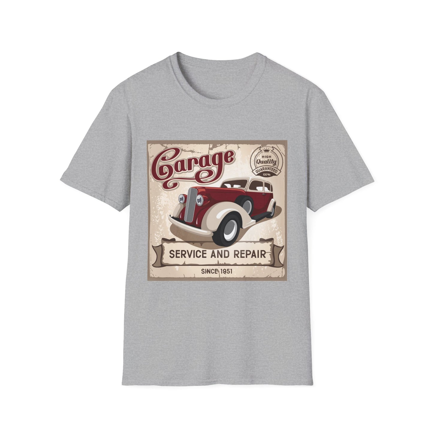 Vintage Garage Service T-Shirt, Car Lover Gift, Classic Auto Enthusiast Tee, Dad Father's Day Gift, Retro Automotive Apparel
