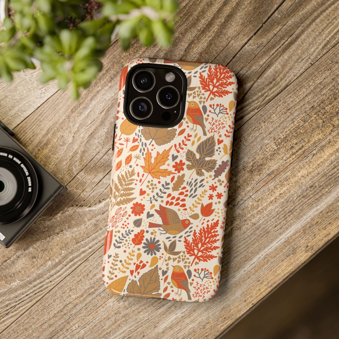 Floral Phone Case - Tough Cases for Nature Lovers, Stylish Cover, Nature-Themed Gift, Phone Accessories, Fall Aesthetic