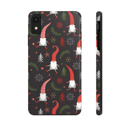 Gnomes & Holiday Cheer Tough Phone Cases, Cute Phone Accessories, Holiday Gift, Gnome Phone Cover, Festive Phone Protection, Winter Decor