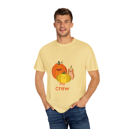 Cute Pumpkin Family T-Shirt, Fall Apparel, Halloween Shirt, Thanksgiving Gift, Harvest Crew Tee, Unisex Seasonal Wear - MaisonThreadory