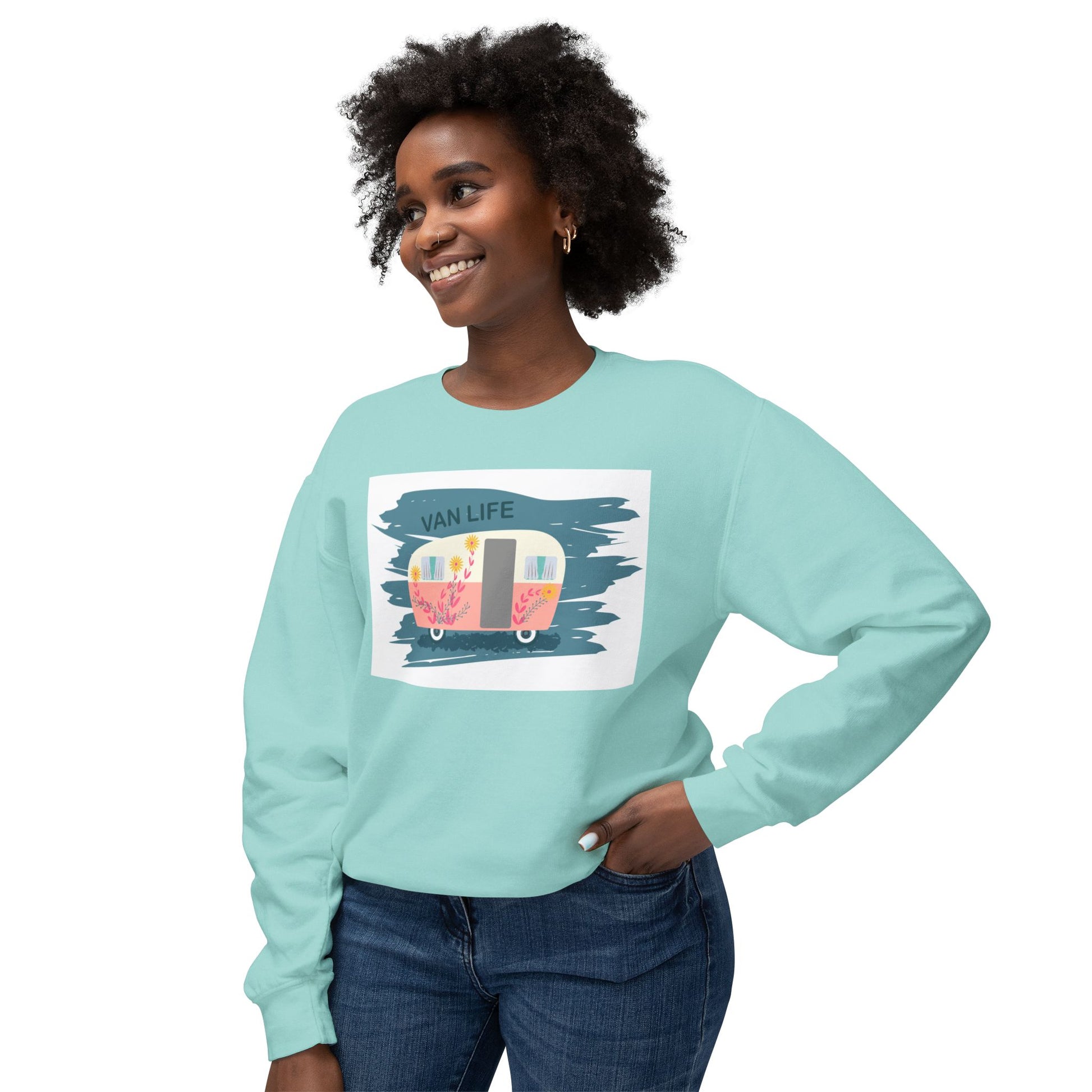 Unisex Lightweight Crewneck Sweatshirt - MaisonThreadory