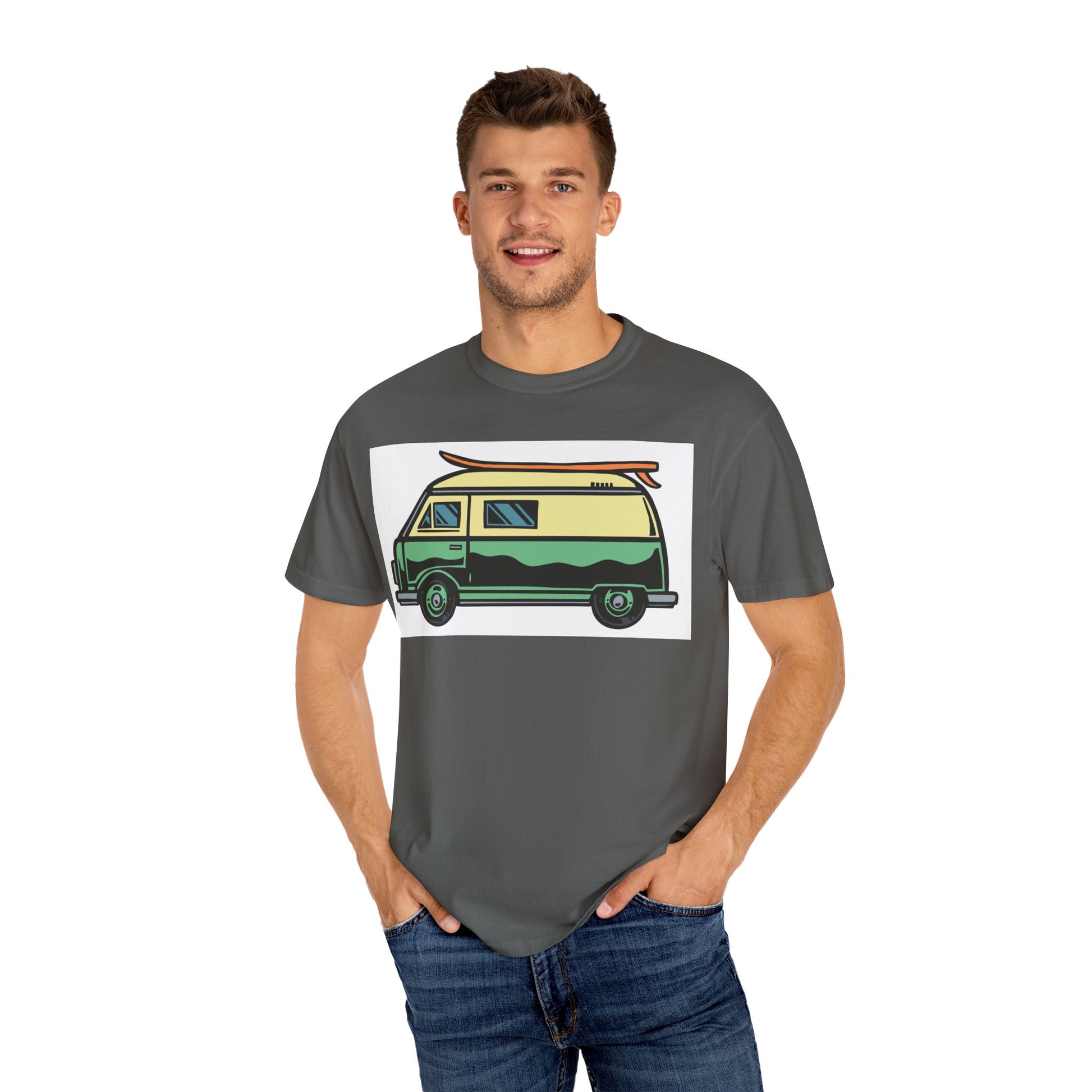 Retro Van Graphic T-Shirt - Perfect for Road Trips, Beach Days, Summer Festivals, Adventure Lovers, Gift for Travelers - MaisonThreadory