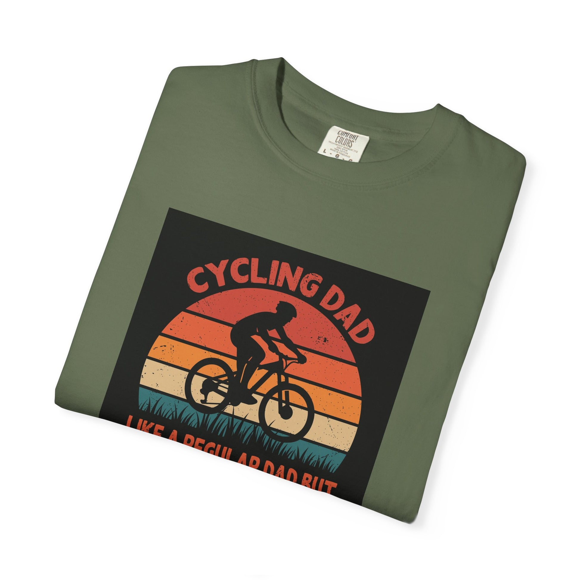 Cycling Dad T-Shirt, Vintage Bike Shirt for Dads, Perfect Gift for Father's Day, Cycling Enthusiasts Tee, Casual Family Gift - MaisonThreadory