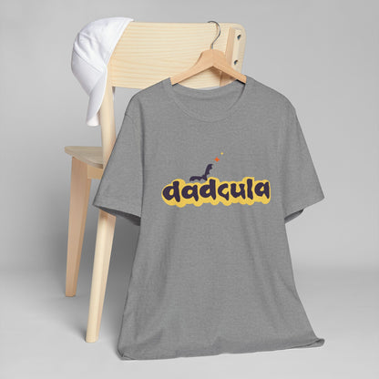 Dadcula T-Shirt, Funny Dad Shirt, Halloween Apparel, Unisex Jersey Tee, Gift for Dads, Casual Outfit - MaisonThreadory