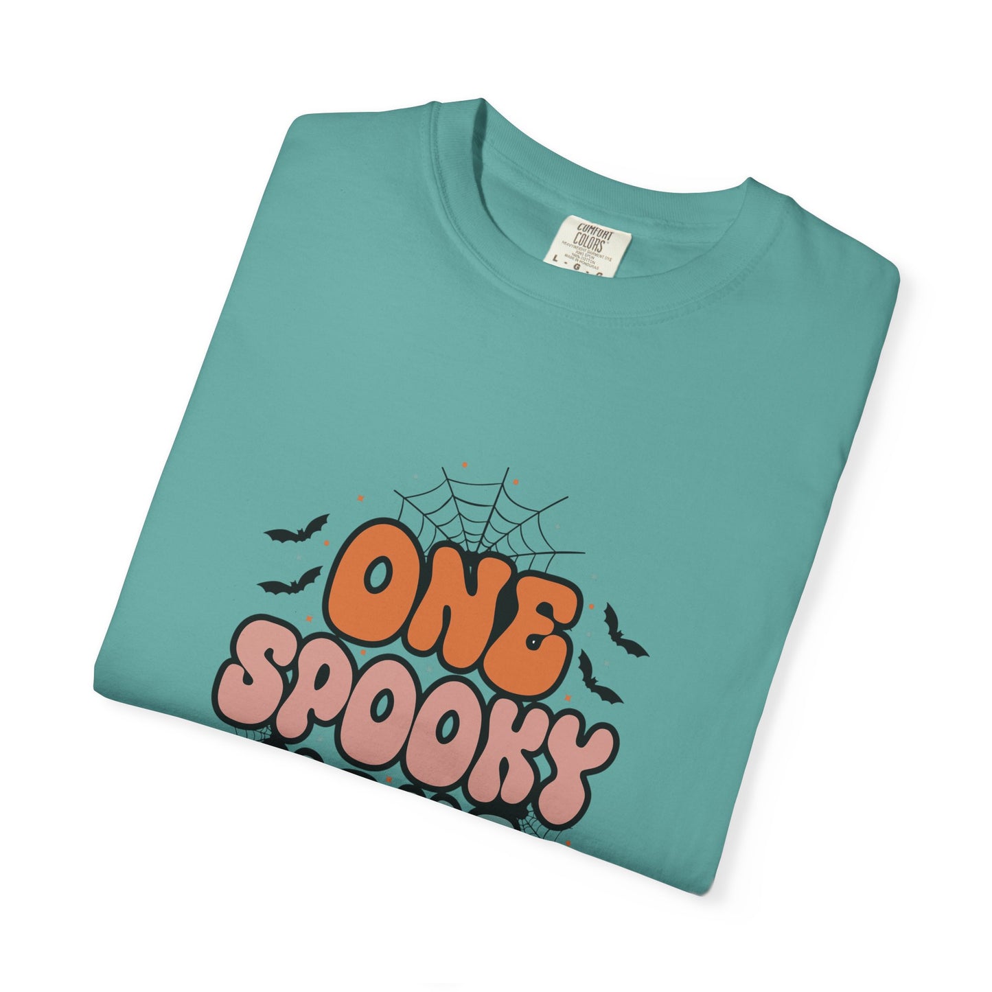 Unisex Halloween T-Shirt, One Spooky Mama Tee, Casual Fall Apparel, Gift for Moms, Halloween Festivities, Spooky Season Shirt