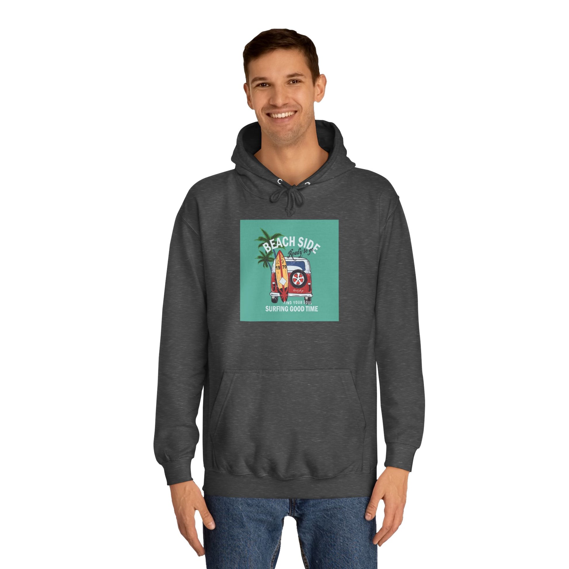 Beachside Vibes Unisex Hoodie | Perfect for College Students, Cozy Days, Summer Vacations, Gift for Friends, Casual Wear - MaisonThreadory